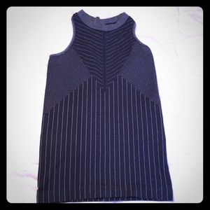 Athleta sojourn seamless tank top navy heather